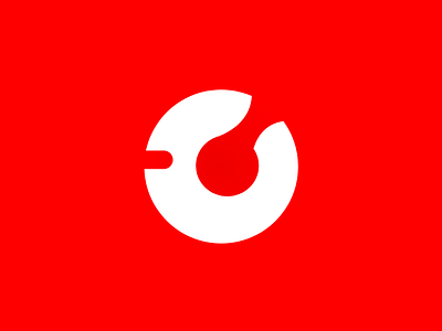 Minimalistic logo for music app adobe app design illustrator logo logofolio minimal music new red
