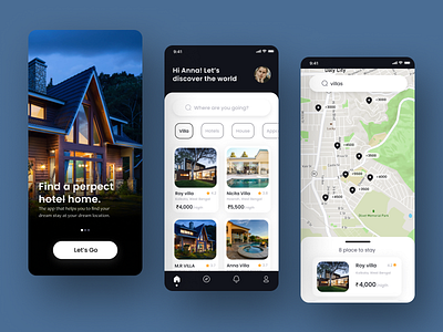 Hotel booking app UI design app design booking concept design figma graphic design hotel inspiration tourism travel ui