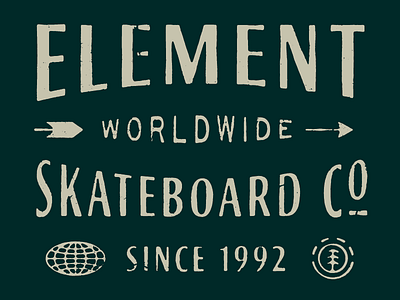 Element WIP #2 apparel branding graphics identity illustration typography