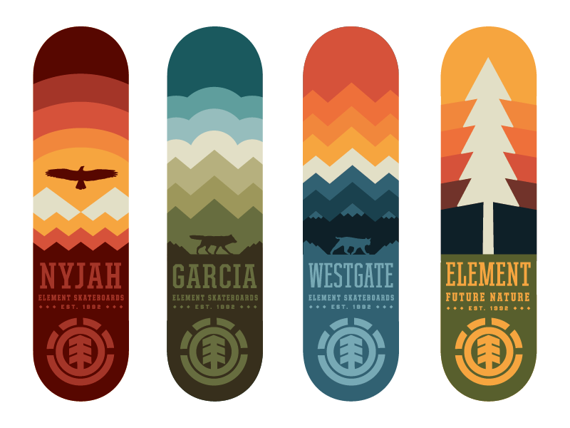 Element Skateboards WIP by Neighborhood Studio on Dribbble