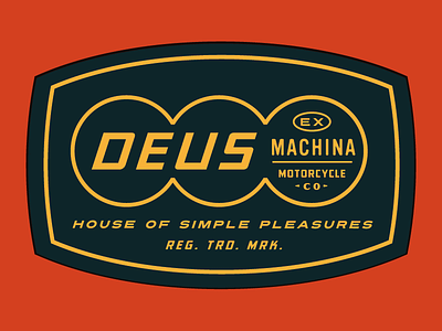 Deus Shield apparel branding graphics identity illustration patches typography