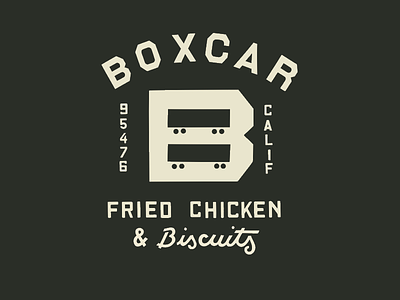 Boxcar Restaurant - Sonoma branding identity illustration logo restaurant
