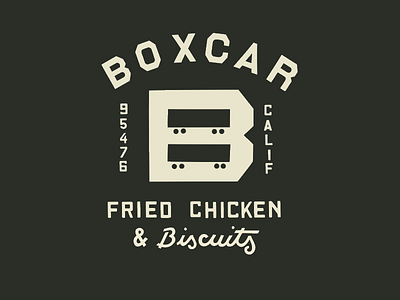 Boxcar Restaurant - Sonoma branding identity illustration logo restaurant