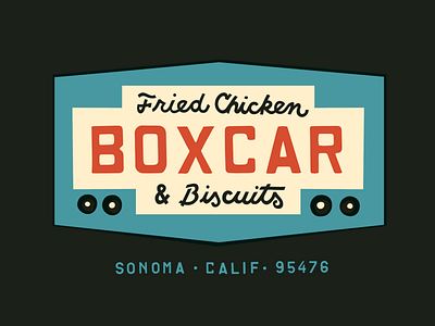 Boxcar Final apparel boxcar branding graphic design icon identity logo packaging patches restaurant typography