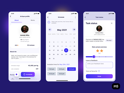 Connect with blue collar workers animation dailyuichallenge mobile mobileapp product design typography ui uidesign ux ux design