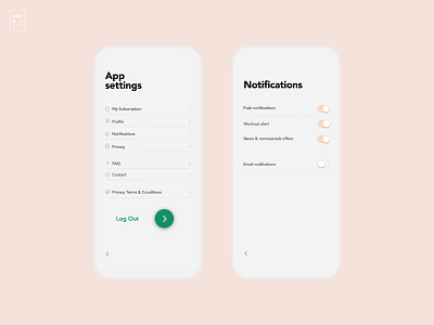 DAILY UI #7 app dailyui design design app graphicdesign setting uidesign