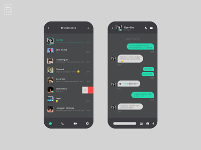 DAILY UI #13 app chatbox dailyui design design app graphicdesign message message app messenger
