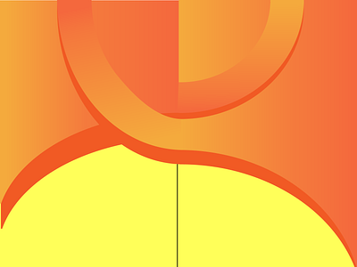 Minimal template in paper cut style design for branding 01 art background design branding circle cover design flat flyer free minimal orange placard poster shapes vector web
