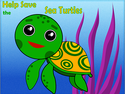Sea Turtle art business cartoonposter colorful creative design designer drawing graphic helpsave illustration logo pdf poster poster design sea seaturtle type ux vector