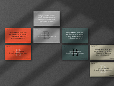 Business Card Design Template for Real Estate Agents.