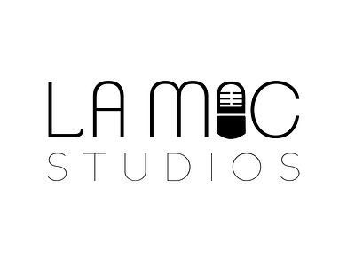La Mic Studios Logo illustration logo