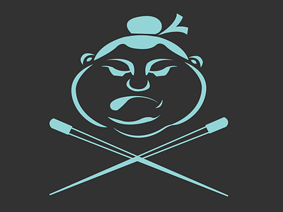 Sumo logo illustration logo