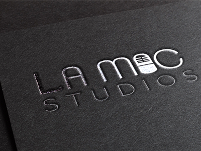 La Mic foil illustration logo