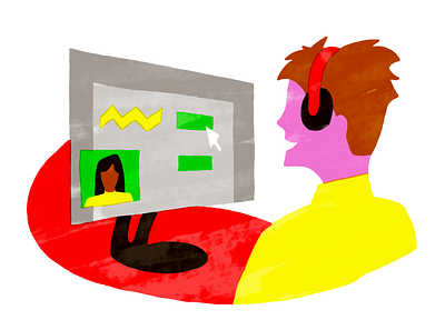 Testing 1 2 3 illustration remote work usability testing user experience