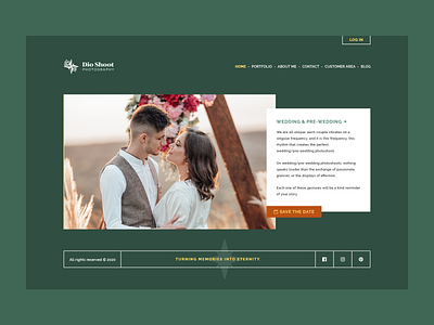 Daily UI 07: Photographer Scheduling dailyuichallenge design graphic design green layout page photographer schedule ui uiboost uiux ux web website wedding