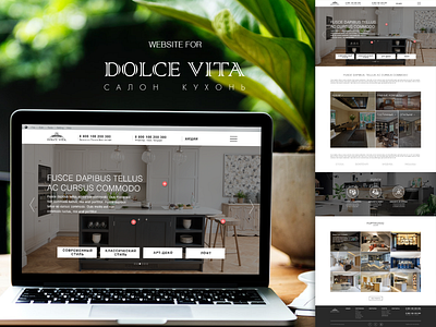 Website for the furniture shop design furniture interface landing page responsive shop ui uiux ux web webdesign website