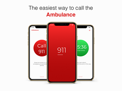Ambulance app ambulance app application design figma figma design interface ios ios app ios application mobile mobile application responsive ui uiux ux