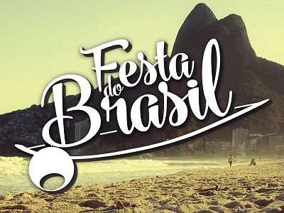 Festa do Brasil branding brasil brazil capoeira event festa festival logo sport