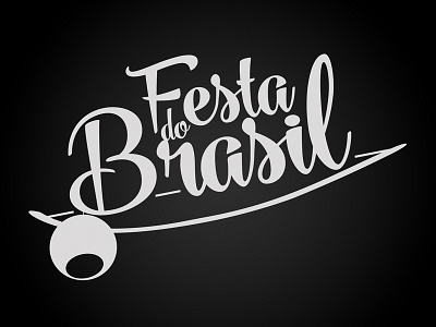 Festa do Brasil (Print) branding capoeira event logo print sport