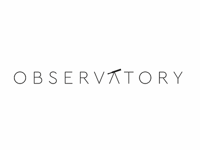 Observatory logo (for sale) landing page logo logo design logodesign logotype observatory science space