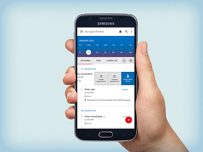 Medical App: Appointment appointment medical app mobile app