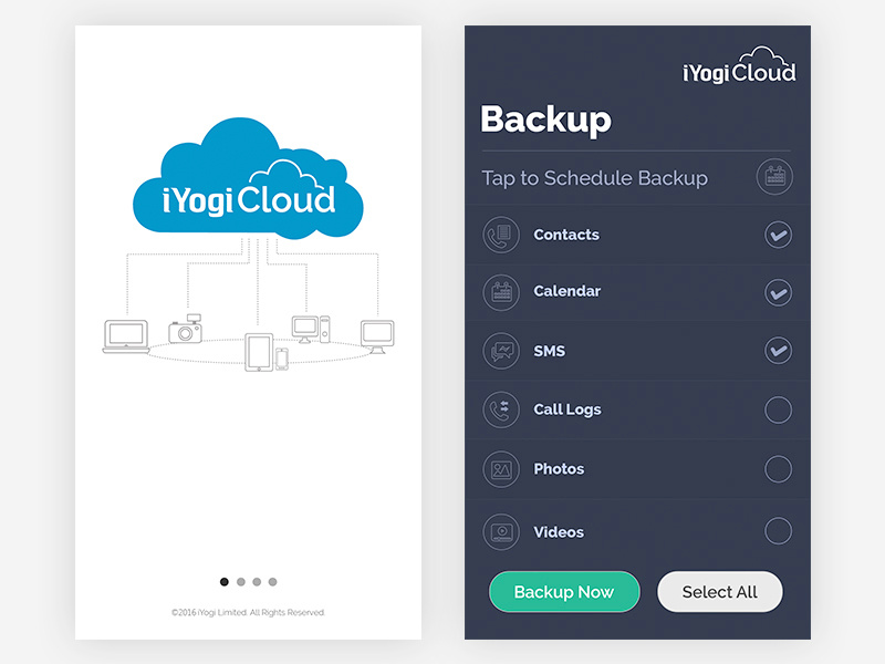 Cloud Backup Mobile App by Manprit Kalsi on Dribbble