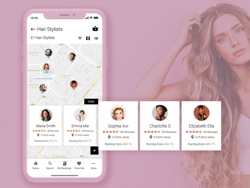 Salon Booking App By Manprit Kalsi On Dribbble