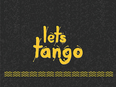 Let's tango black cafe logo inspiration logo design logo identity modern logo restaurant logo yellow