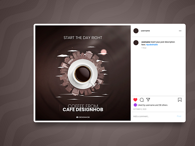Coffee Ads Free Psd Download