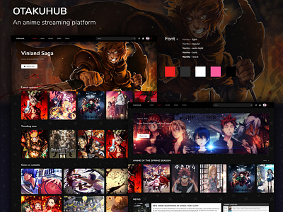 OTAKUHUB. An anime streaming platform
