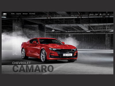 camero landing page