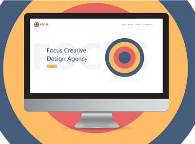 Focus Creative Design Agency branding design logo minimal ui web