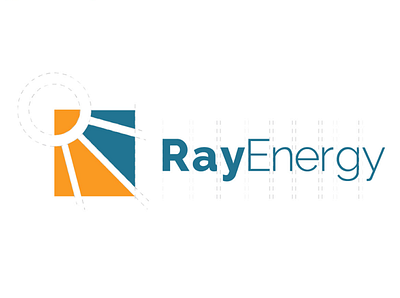 RayEnergy logo design branding design logo