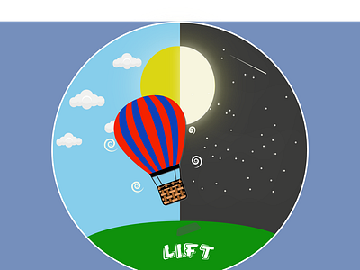 hot air balloon illustration