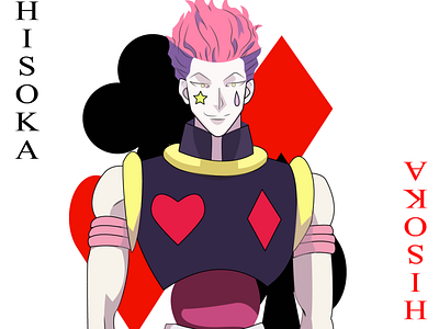 Hisoka anime animeart design graphic design illustration vector vector illustration vectorart