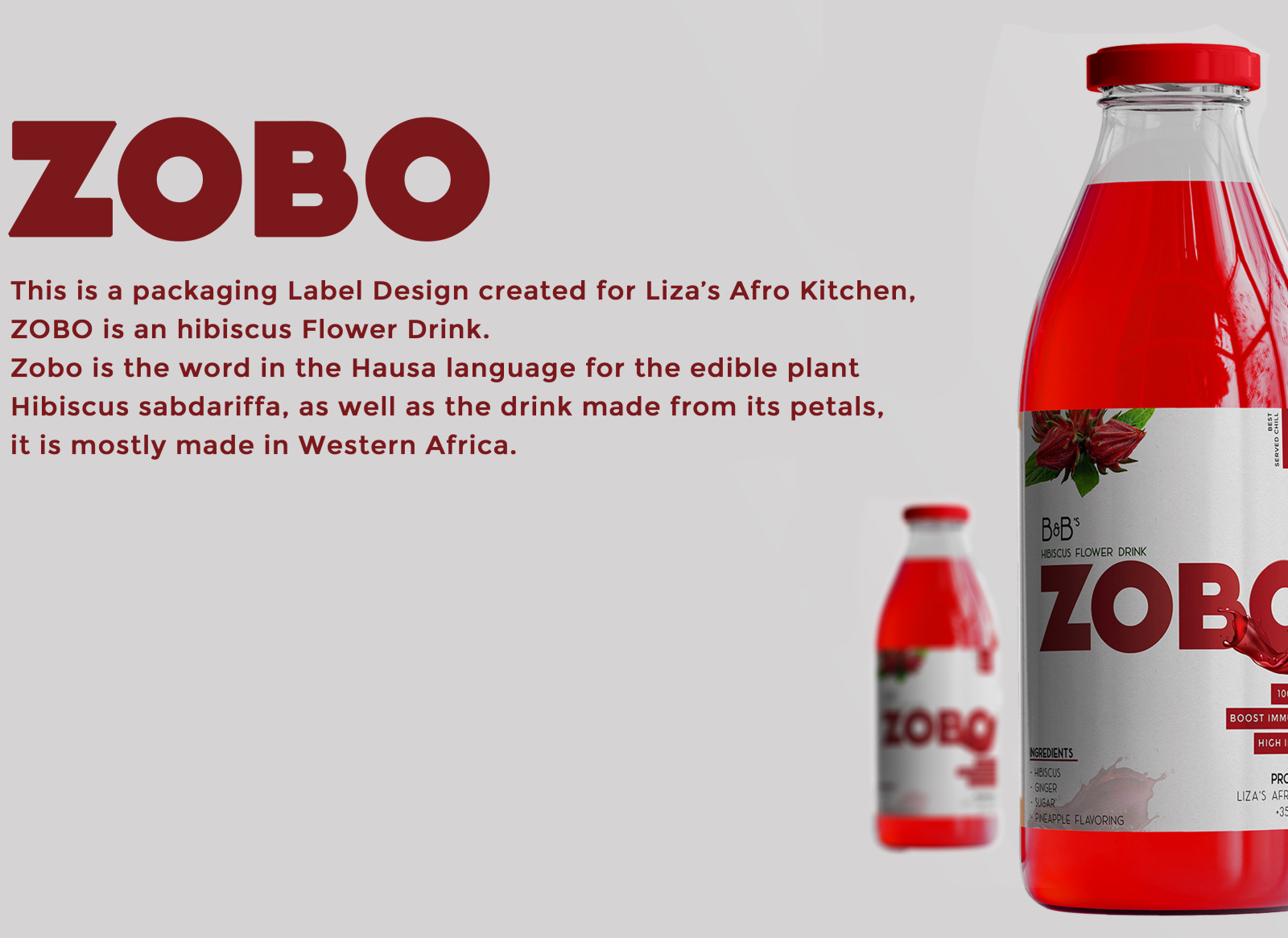 Zobo Label design by Rey on Dribbble