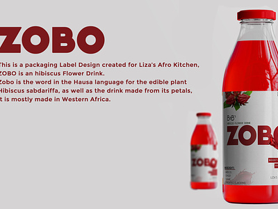 Zobo Label design branding design graphic design illustration logo design