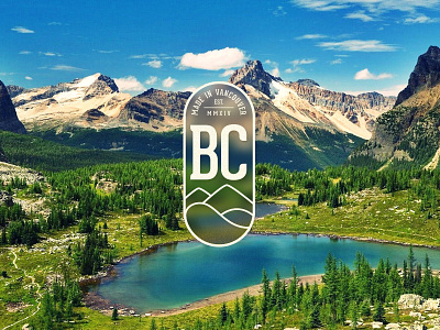Made In Vancouver, BC canada clean colin garven geometric lake logo mark mountains vancouver water