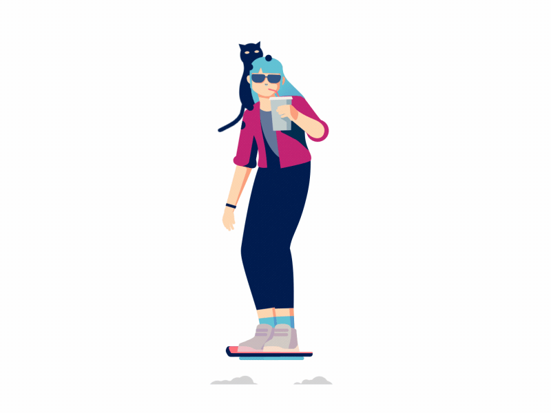 Hoverboard Catlady 2