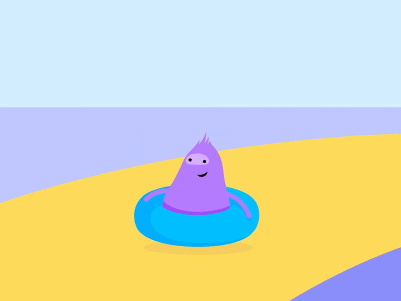 Wave AZZL app animation character gif