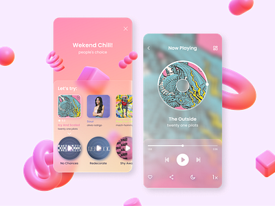 Music App Design