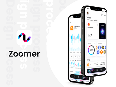 Zoomer (Cryptocurrency App) by Alexander Varvinsky on Dribbble