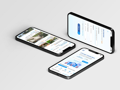 Real Estate Property Buy & Sell app design graphic design illustration ui ux