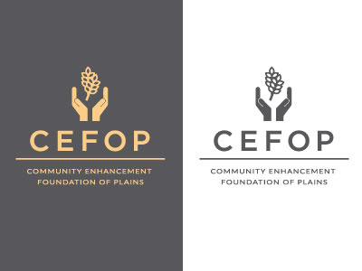 CEFOP Option One community enhancement foundation hands kansas logo non profit plains wheat