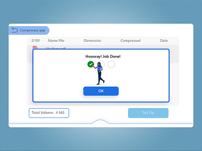 compressor app ui-ux design