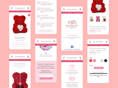 Les Roses De Lucie - Mobile Redesign