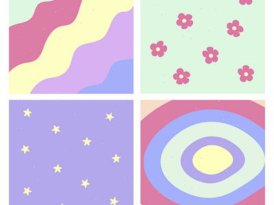 4 backgrounds patterns