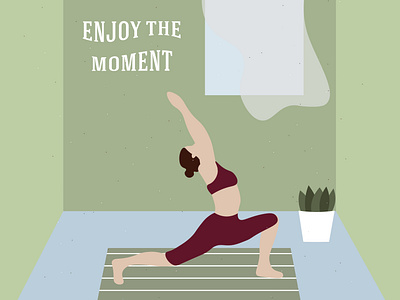 yoga enjoy the moment