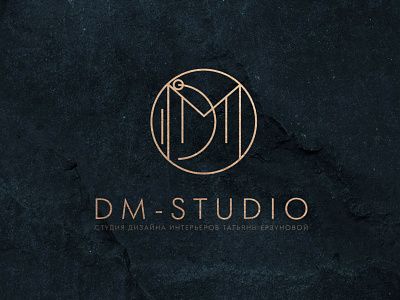 Logo DM-Studiu branding graphic design illustration logo typography
