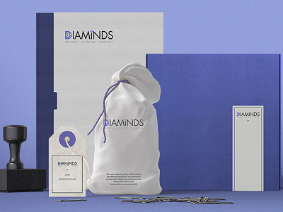 Corporate identity for DIAMINDS branding design graphic design logo typography